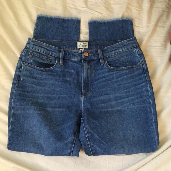J Crew slim broken in boyfriend jeans - Picture 1 of 6